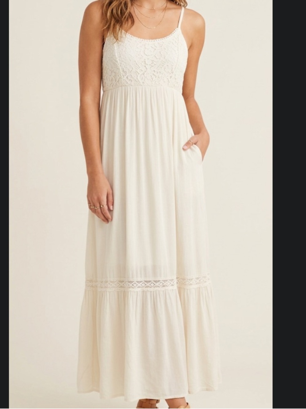 Mossimo Supply Co. Ivory Lace Dress